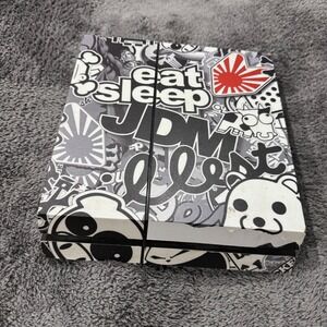 Sony PlayStation 4 PS4 Console For Parts Repair JDM Sticker Bomb Wrap Black